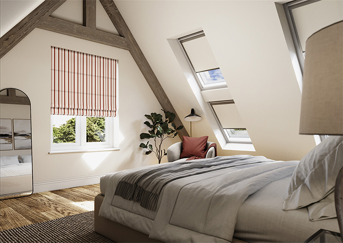 The British Stripe Co. George, Bristol No.1 - Roman Blind - Image 6